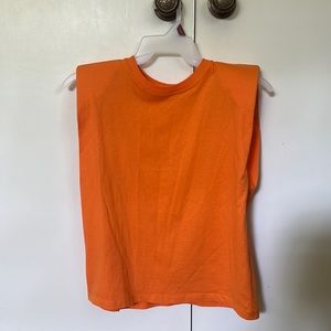 Super cute orange top, perfect for anything for sale!!!